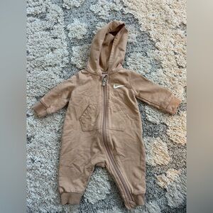 Nike Brown Kids One Piece Footie